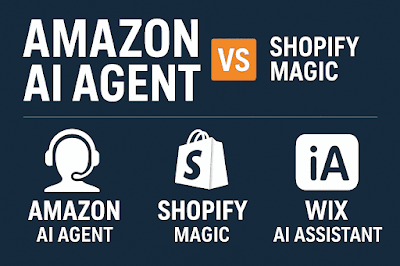 Shopify Magic vs Wix AI Assistant vs amazon agent